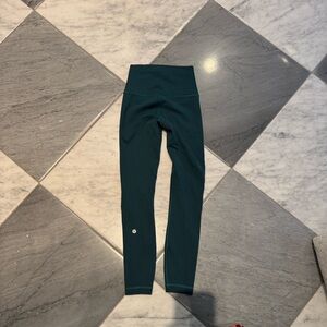 lululemon athletica Dark Green Leggings